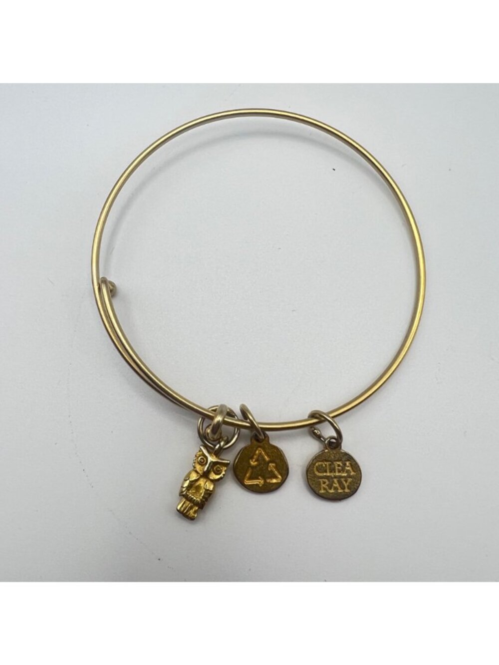 Boho Bracelet Stack Clea Ray Owl Turquoise Howlite Glass Bead Earrings Gold Tone - Picture 9 of 10